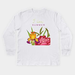 Summer #6 Kids Long Sleeve T-Shirt